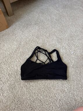 lululemon athletica Black Strappy Sports Bra